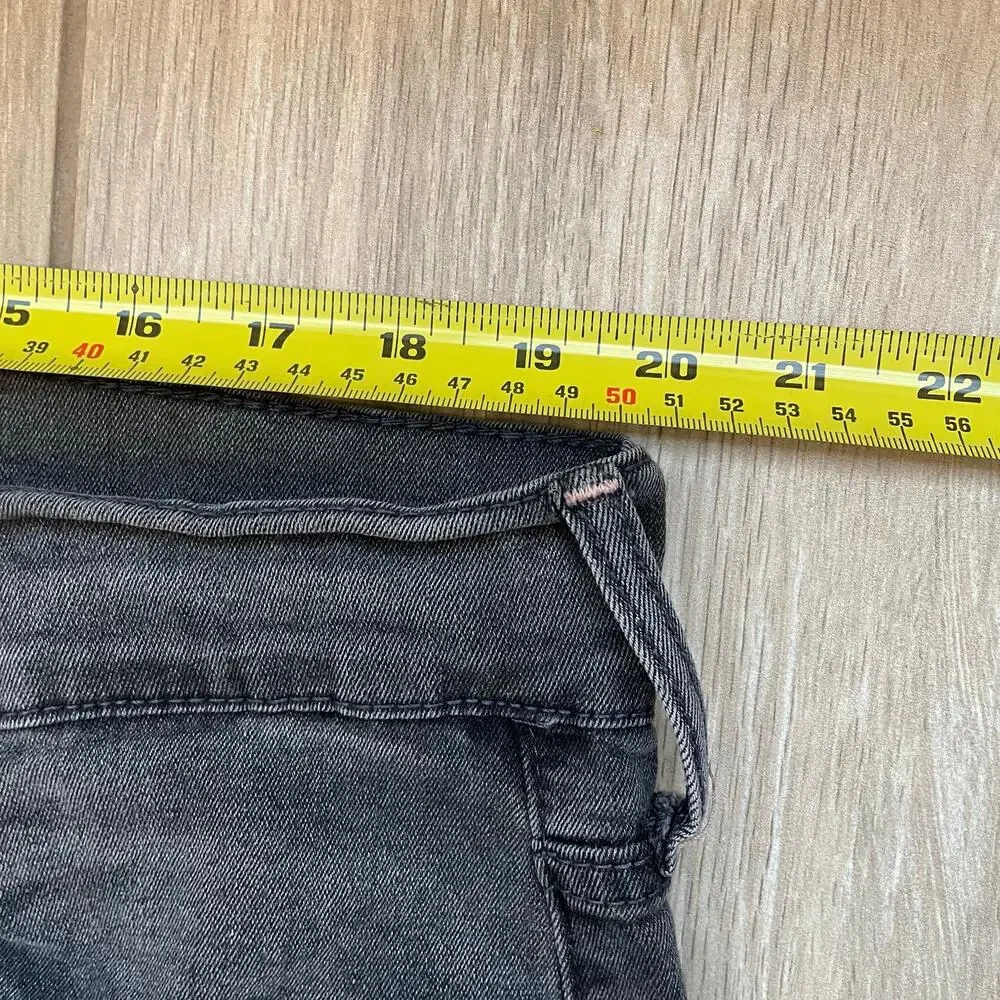True Religion Rocco Relaxed Skinny Jeans 40x31 Gray Stretch Designer Denim